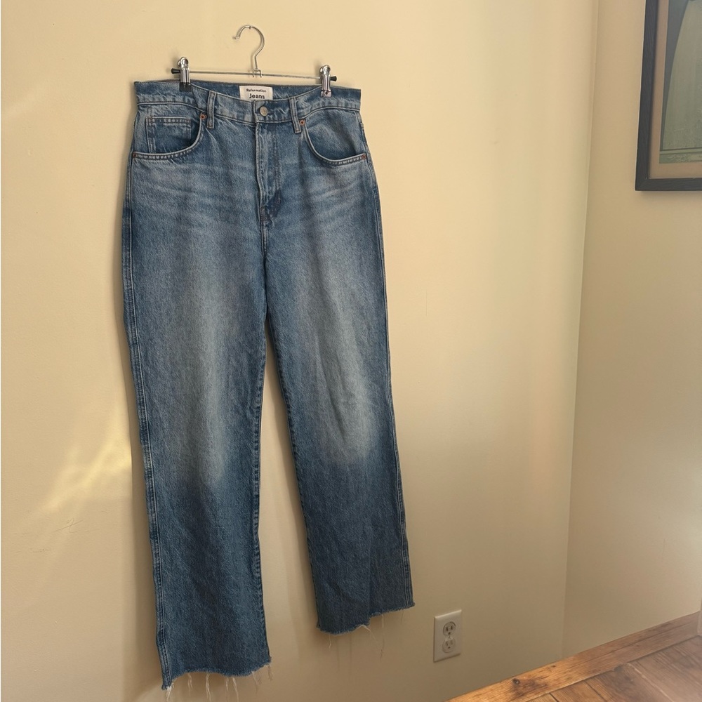 Reformation 90s Mid Rise Straight Jeans